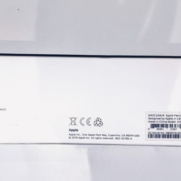 Apple Pencil (1st Generation) with USB-C to Pencil Adapter - White New in Box - Picture 3 of 8